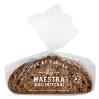 Hogaza 100% integral maestra EROSKI, 450 g