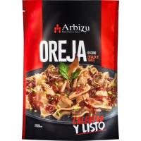 Oreja con salsa de tomate ARBIZU, sobre 420 g