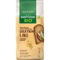 Pan grille integral lino bio SANTIVERI, paquete 240 g