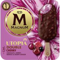 Helado Bombón Utopia Cherry MAGNUM, pack 3x85 ml