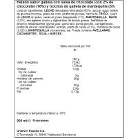 Helado sabor galleta y chocolate FRIGO, tarrina 1 litro