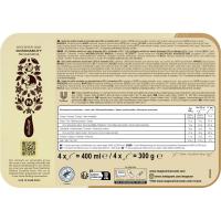 Helado de vainilla c/ choco blanco almendrado MAGNUM, caja 4 uds