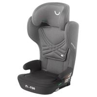 Silla de auto Spring Fix i-Size( 100 a 150 m) gris NURSE By Jane Instalación con isofix , el sistema de retención es el cinturón del vehículo, plegable y portátil, cabezal regulable en altura
