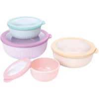 Hermético redondo soft CASTEY, set 4 uds Hermético redondo soft CASTEY, set 4 uds