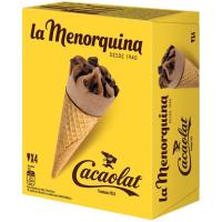 LA MENORQUINA Cacaolat kono izozkia, sorta 4x67 g