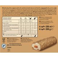 Helado Double Gold Caramel Billionaire MAGNUM, pack 4x67 ml