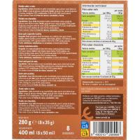 EROSKI esne gain eta txokolate poloak, sorta 8x35 g