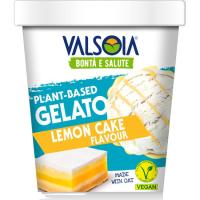 Helado con base de avena y lemon cake VALSOIA, tarrina 60 cl