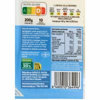 Queso tierno EROSKI, lonchas, bandeja 200 g