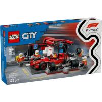 Parada Boxes F1 y Equipo Mecánicos con Coche Ferrari,edad rec:+6 años LEGO CITY F1 Parada Boxes F1 y Equipo Mecánicos con Coche Ferrari,edad rec:+6 años LEGO CITY F1