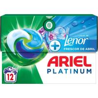 Detergente en cápsulas ARIEL FRESCOR ABRIL, caja 12 dosis