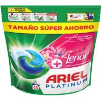 Detergente en cápsula ARIEL SENSACIONES, bolsa 44 dosis