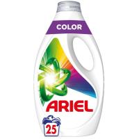 Detergente líquido ARIEL COLOR, garrafa 25 dosis