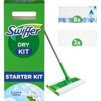 Kit atrapapolvo, mopa-3 rec. húmedos-6 secos SWIFFER, pack 1 ud