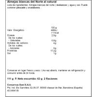 Almeja blanca del Norte DANI, lata 63 g