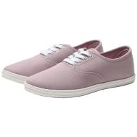 Zapatillas de lona con cordones lila MO SHOES