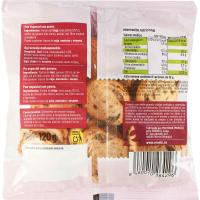 Minitostas con pasas EROSKI, bolsa 120 g