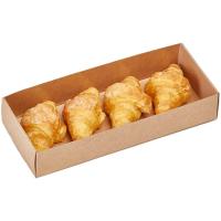 Mini croissant bañadito 21% mantequilla EROSKI, 4 uds