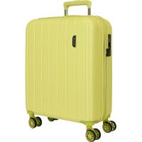 Trolley cabina amarillo, ABS, TSA, 4 ruedas, Wood MOVOM, 40x20x55 cm