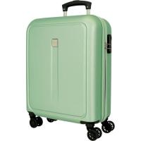 Trolley cabina verde, ABS, cierre combinación, Camboya ROLL ROAD, 40x20x55 cm