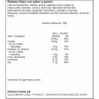 Patatas sabor jamón RUFFLES, bolsa 243 g
