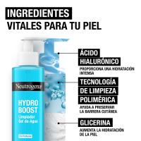 Limpiador gel de agua Hydro Boost NEUTROGENA, pack 2x200 ml