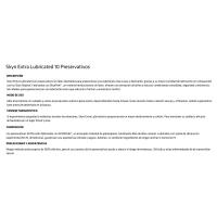 Preservativo sin latex extra lubricado SKYN, caja 10 uds