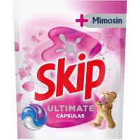 Detergente en cápsulas SKIP ULTIMATE MIMOSÍN, bolsa 48 dosis