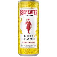 Ginebra lemon BEEFEATER, lata 25 cl