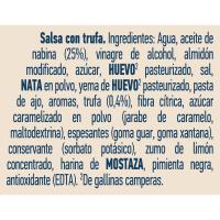 Salsa con trufa HELLMANNS, bocabajo 250 ml