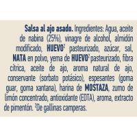 Salsa al ajo asado HELLMANNS, bocabajo 250 ml