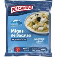 PESCANOVA bakailao papurtua gatz puntuan, poltsa 400 g