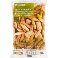 Surtido picos y regañas EROSKI, bolsa 250 g