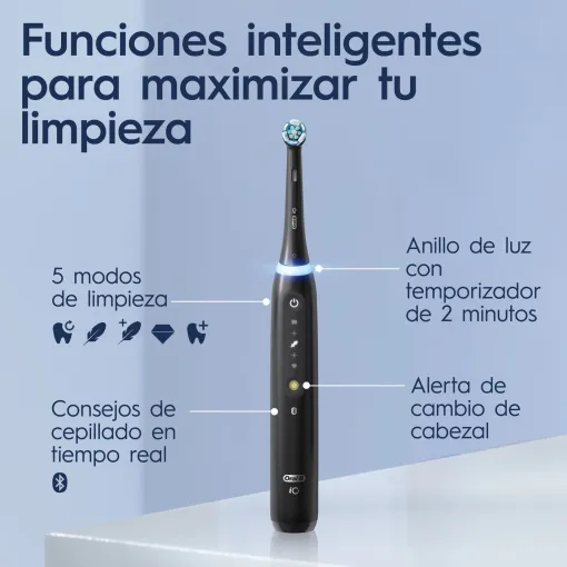 Cepillo de dientes eléctrico iO 5 Negro ORAL-B