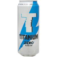 Bebida energética TITANIUM ZERO, lata 50 cl