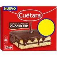 Bizcochito de chocolate CUÉTARA, caja 112 g