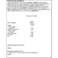 Bizcochito de chocolate CUÉTARA, caja 112 g