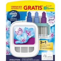 Ambientador 3 vol frescor AMBIPUR, aparato + recambio