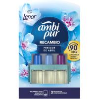 Ambientador 3 vol frescor AMBIPUR, recambio 1 ud