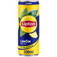Refresco de té limón LIPTON, lata 33 cl