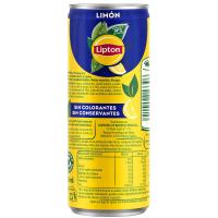 Refresco de té limón LIPTON, lata 33 cl