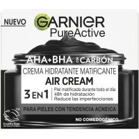 Crema hidratante GARNIER PURE ACTIVE, tarro 50 ml