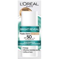 L'OREAL BRIGHT REVEAL orbanen kontrako fluidoa, tonu ertaina, potoa 50 ml