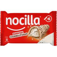 Barrita cookies&cream NOCILLA, caja 6 uds