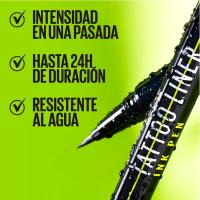 Eyeliner tatoo negro mate 881 MAYBELLINE, 1 ud