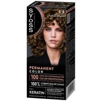 Tinte 5-8 castaño avellana SYOSS PERMANENT, caja 1 ud Tinte 5-8 castaño avellana SYOSS PERMANENT, caja 1 ud