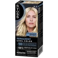 Tinte 9-5 rubio muy claro ceniza SYOSS PERMANENT, caja 1 ud Tinte 9-5 rubio muy claro ceniza SYOSS PERMANENT, caja 1 ud