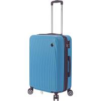 Trolley mediano azul, polipropileno, cierre combinación, BZ5818 BENZI, 1 ud