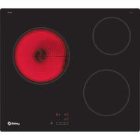 Placa de vitrocerámica de 60 cm negro sin marco 3EB764EN BALAY