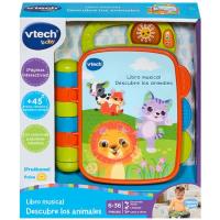 Libro musical descubre los animales, edad rec:6-36 meses VTECH BABY